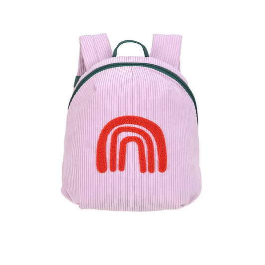 Lassig - Mini Mochila infantil Little Gang Rainbow Lilac