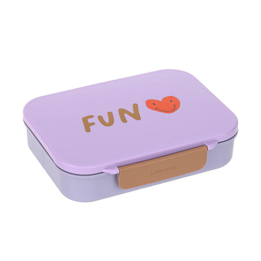 Lassig - Lancheira Compartimentos Bento Heart Lilac