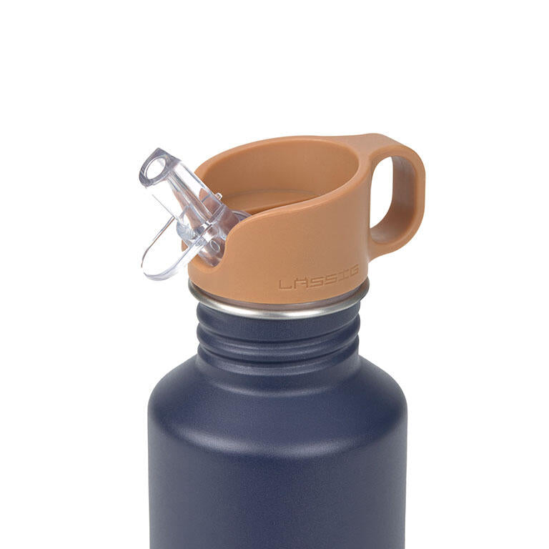 Lassig - Garrafa de Aço Inoxidável Little Gang Smile Navy 500ml