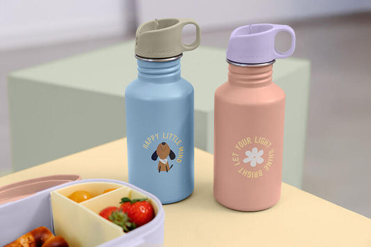 Lassig - Garrafa de Aço Inoxidável Party Rosa 500ml