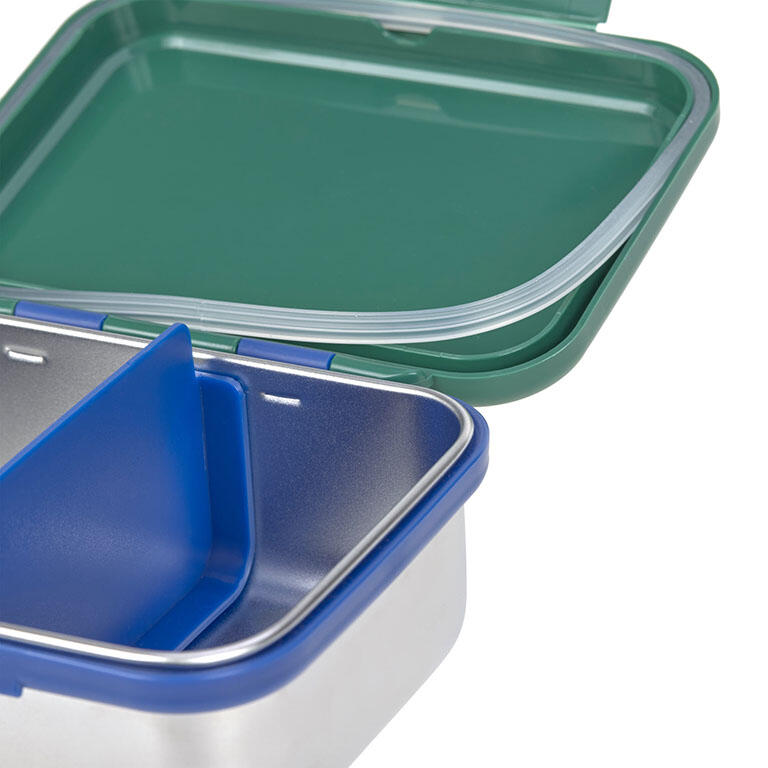 Lassig - Lancheira Aço inoxidável Little Gang Rainbow Green