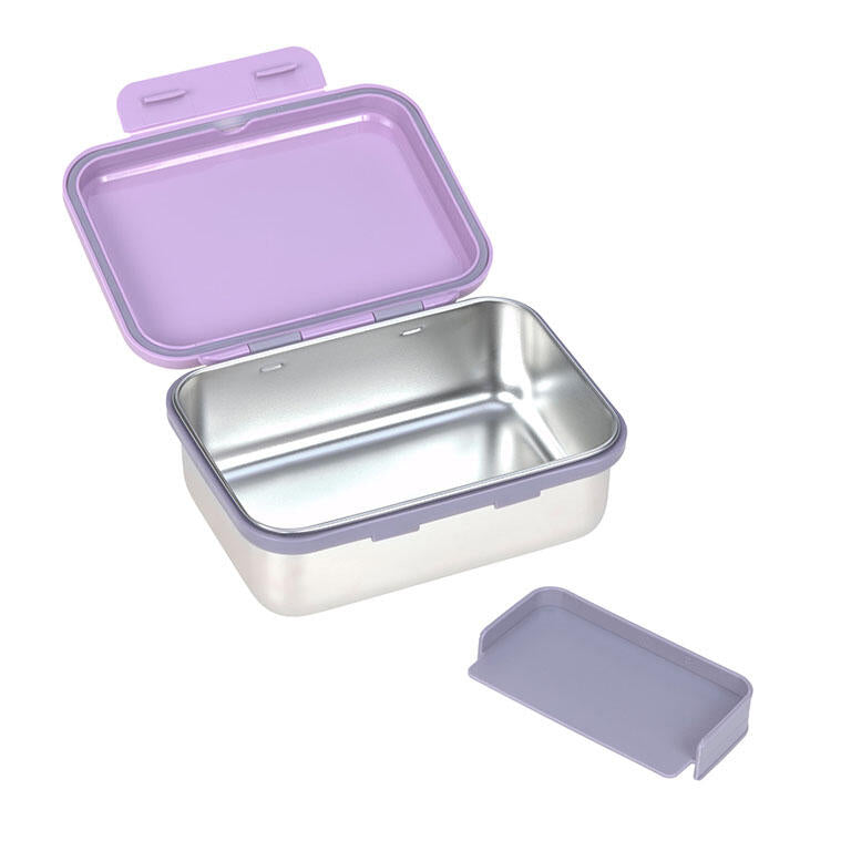 Lassig - Lancheira Aço inoxidável Little Gang Heart Lilac