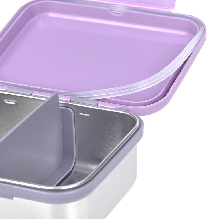 Lassig - Lancheira Aço inoxidável Little Gang Heart Lilac