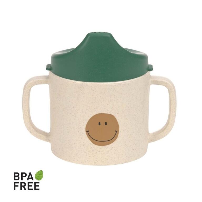 Lassig - Copo com asas Happy Smile Green