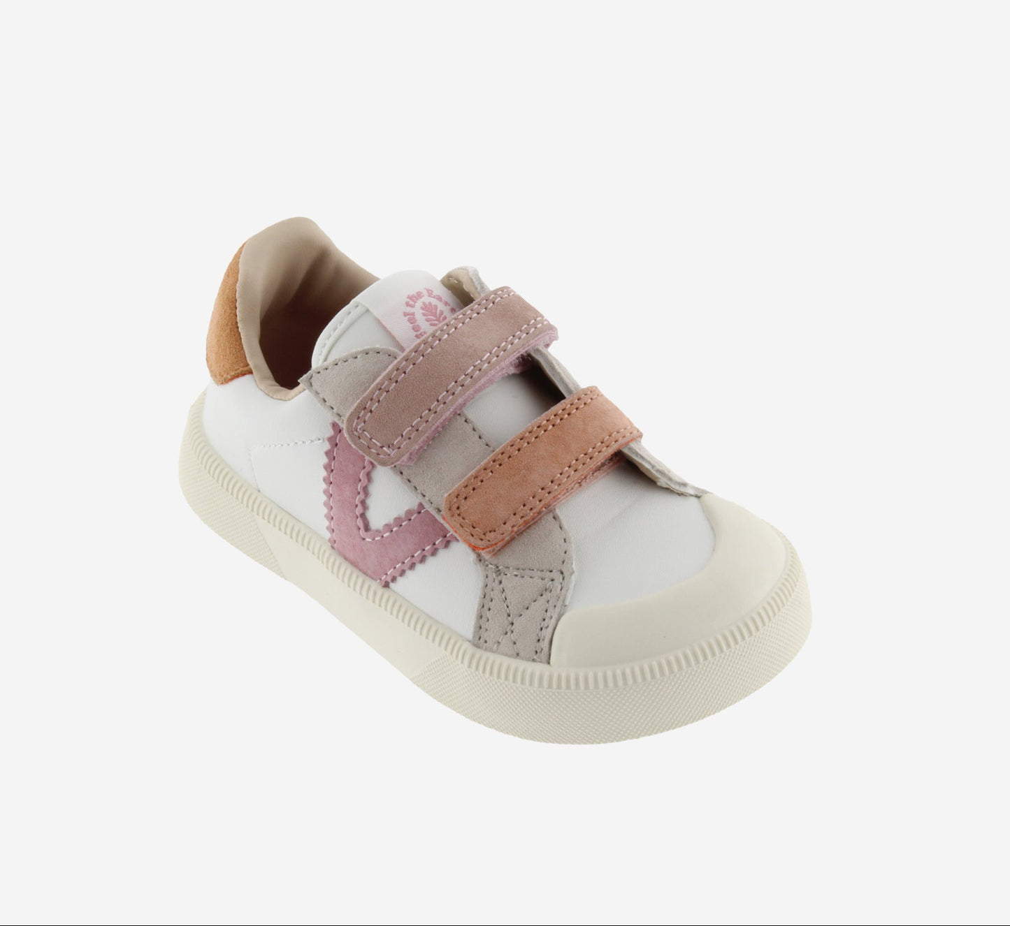 Victoria Barefoot - Sapatilhas Oliver Efeito Pele e Camurça Rosa