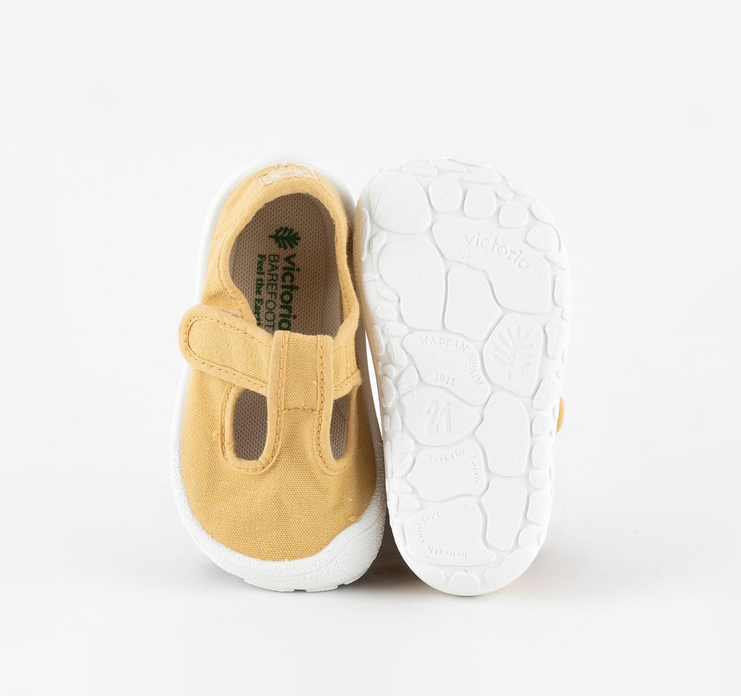 Victoria Barefoot - Sandálias Bosco de Lona Trigo