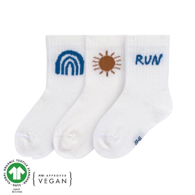 Lassig - Meias Little Run (Pack de 3)