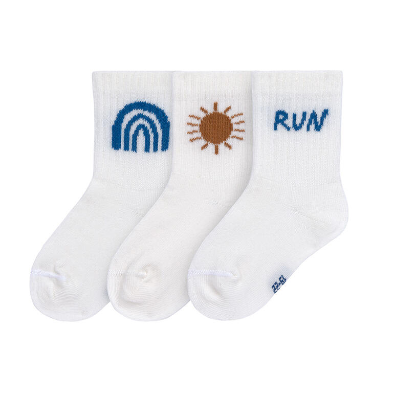 Lassig - Meias Little Run (Pack de 3)