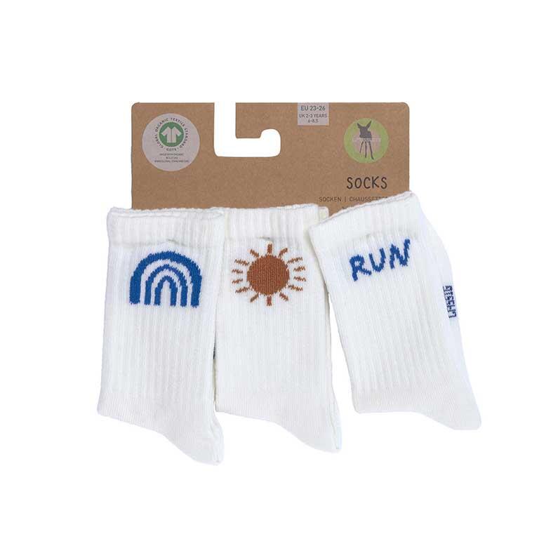 Lassig - Meias Little Run (Pack de 3)