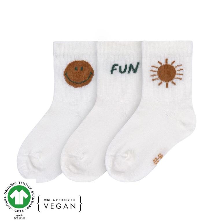 Lassig - Meias Little Fun (Pack de 3)