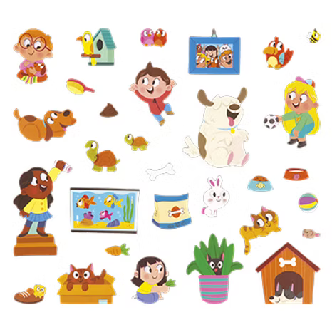Janod - Magneti' Stories Animais de Estimação