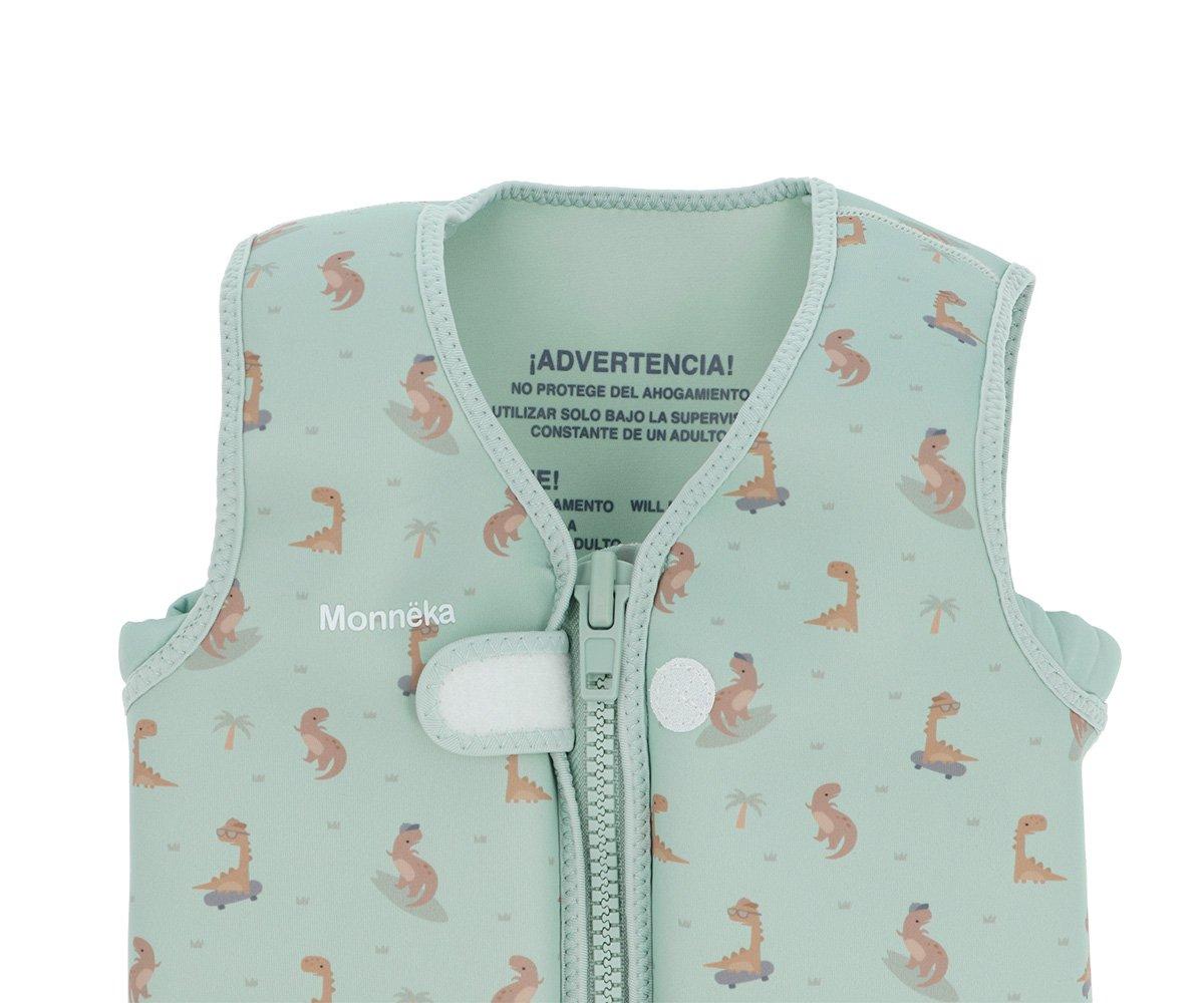 Monnëka - Colete Flutuador Aprendizagem Cool Dinos