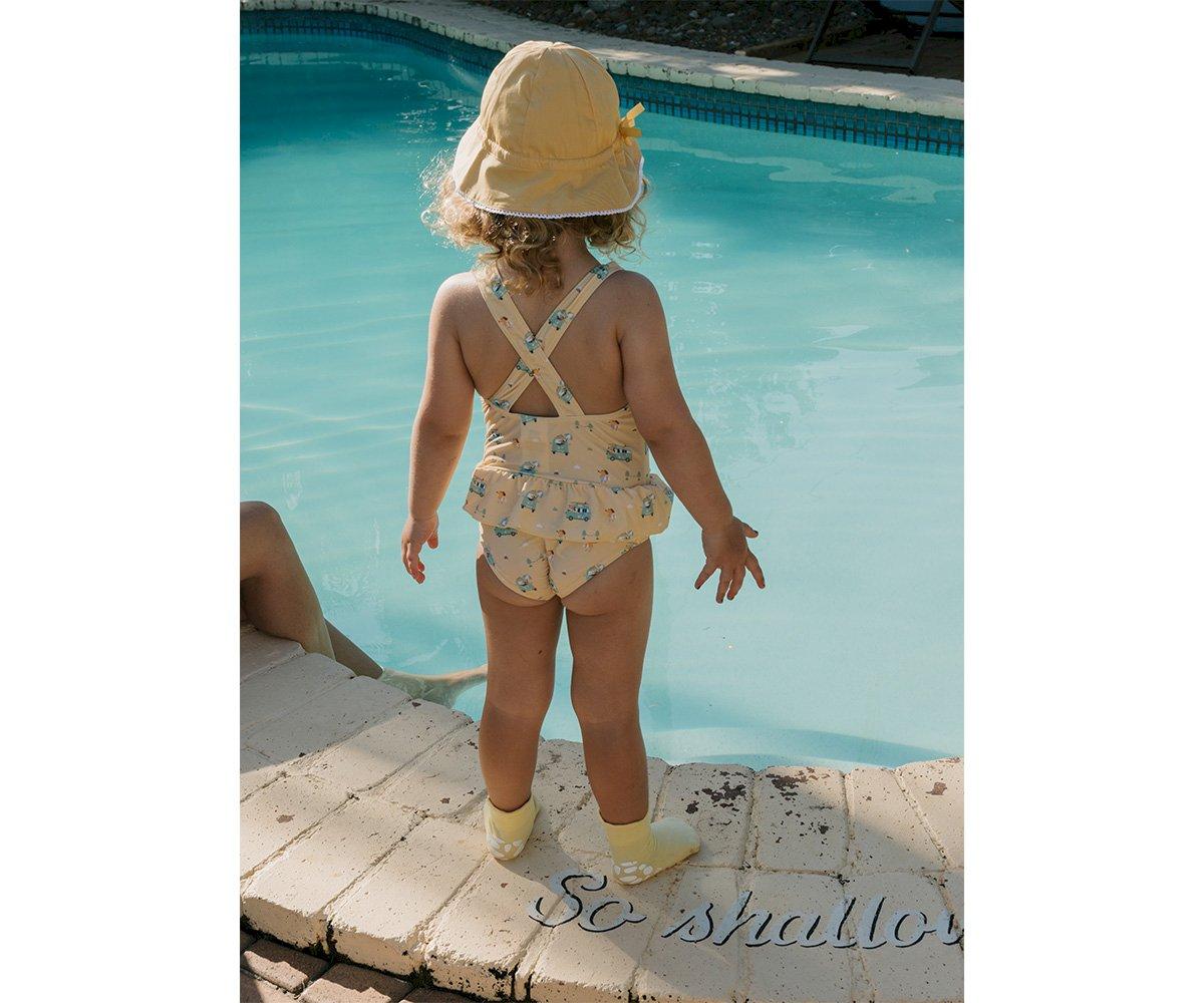 Monnëka - Meias Anti-derrapantes Piscina Amarelo