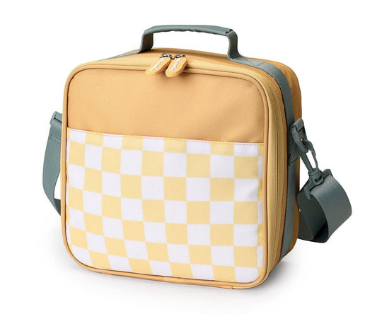 Monnëka - Lancheira Rígida Stripes Yellow Chest