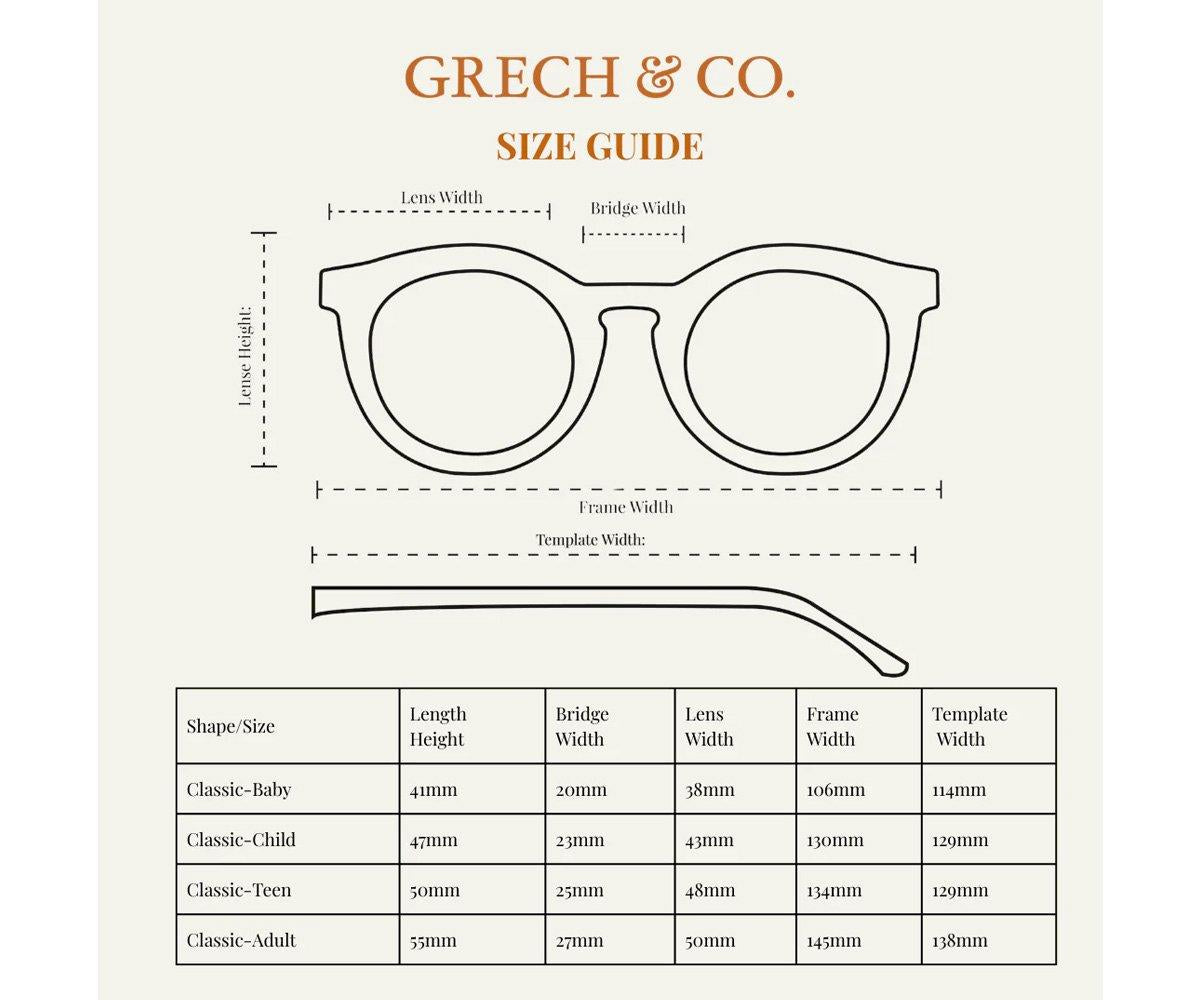 Grech & Co - Óculos de sol polarizados Sunset Gingham