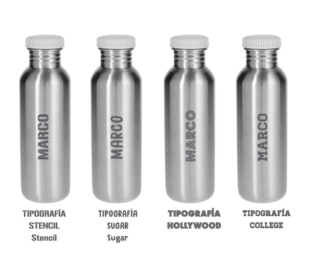 Tutete - Garrafa de aço personalizável com forro 500 ml Blossom Birds