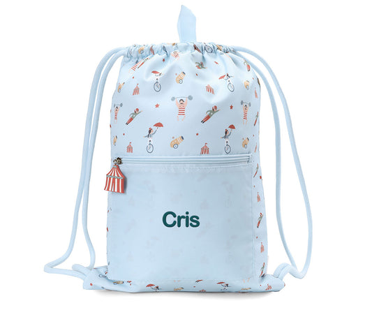 Tutete - Personalized Waterproof Drawstring Bag Circus Show