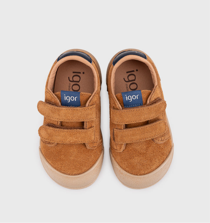 Igor - Sapatilha Tennis Suede Mostarda