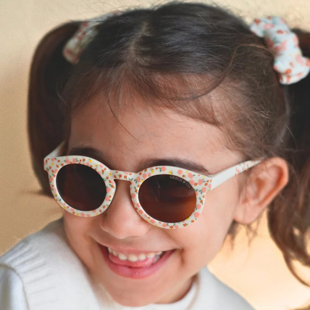 Grech & Co - Conjunto de 2 ganchos de cabelo com laço Sunset Meadow