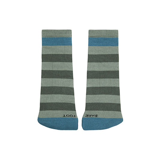 Cóndor - Meias Barefoot Riscas Verde Liquen