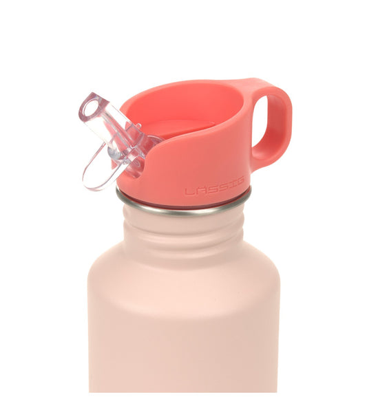 Lassig - Garrafa de Aço Inoxidável Explorer Rosa 500ml