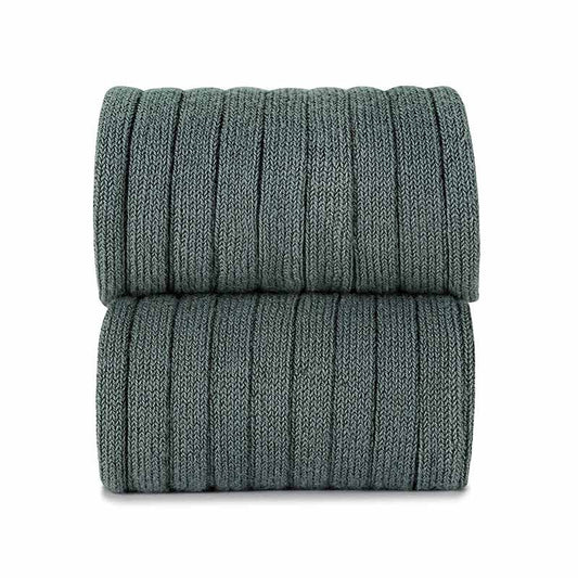 Cóndor - Meias Altas Caneladas Verde Liquen