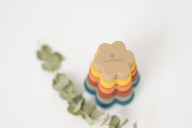 Olmitos - Flor empilhável de silicone