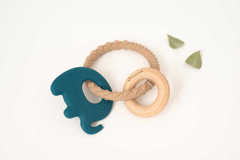 Olmitos - Mordedor de Silicone Elefante