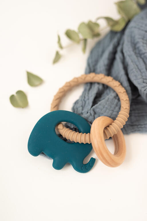 Olmitos - Mordedor de Silicone Elefante