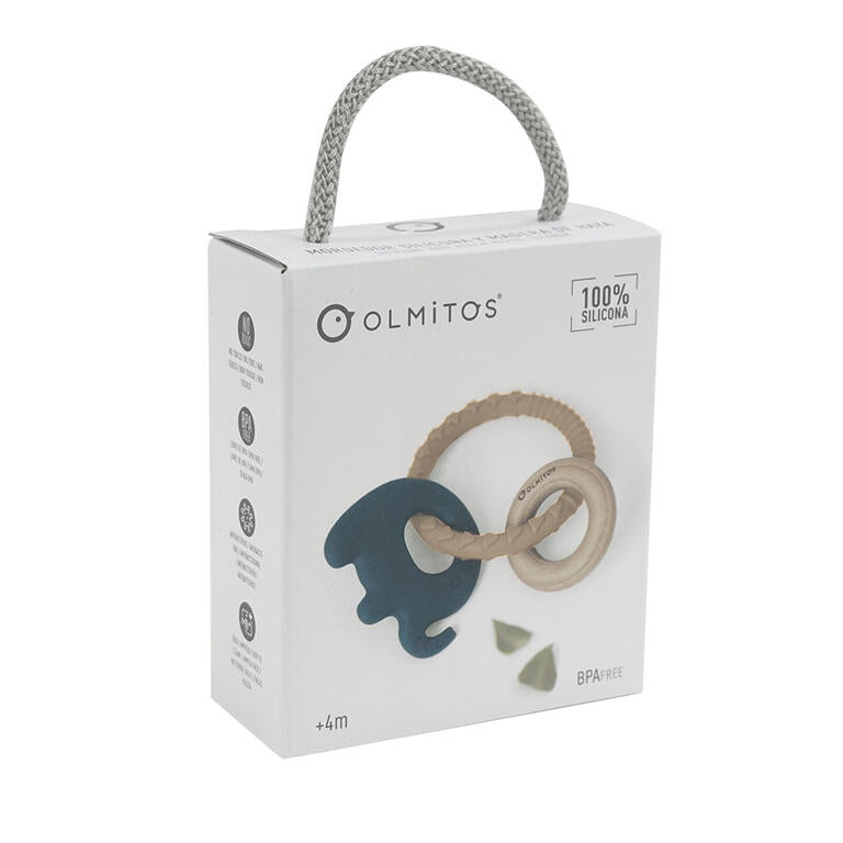 Olmitos - Mordedor de Silicone Elefante