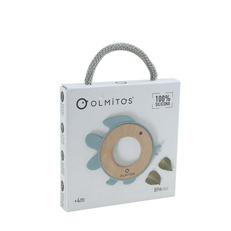 Olmitos - Mordedor de Silicone e Faia Peixe