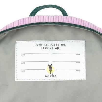 Lassig - Mini Mochila infantil Little Gang Rainbow Lilac