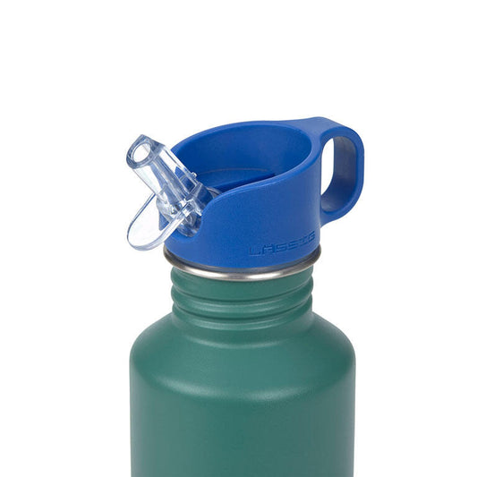 Lassig - Garrafa de Aço Inoxidável Little Gang Rainbow Green 500ml