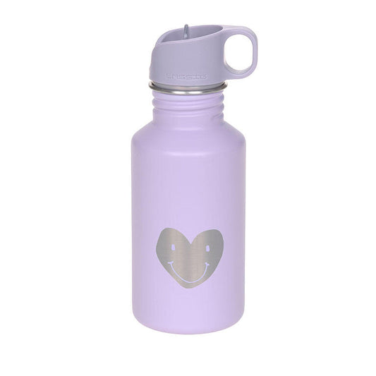 Lassig - Garrafa de Aço inoxidável Little Gang Heart Lilac 500 mL