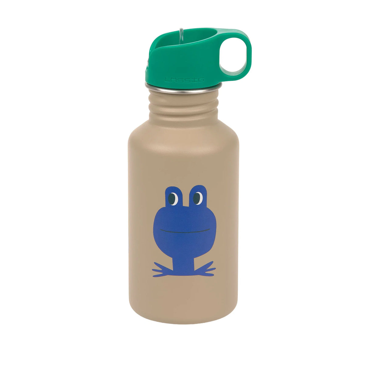 Lassig - Happy Trails Frog 500ml Stainless Steel Bottle