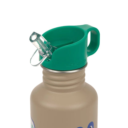 Lassig - Happy Trails Frog 500ml Stainless Steel Bottle