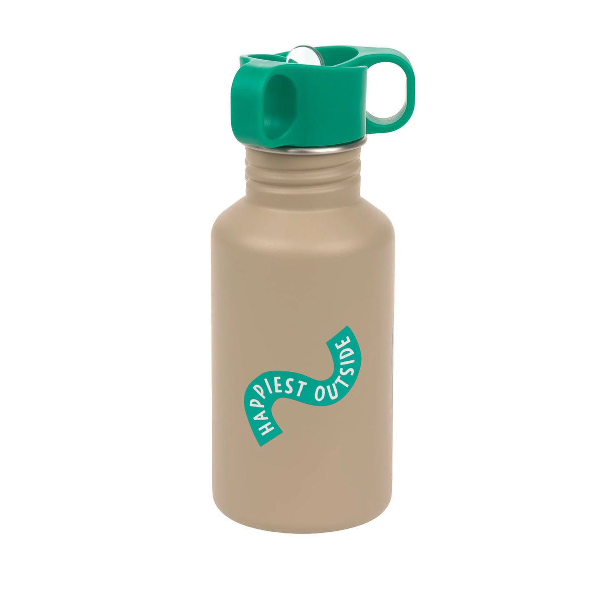Lassig - Happy Trails Frog 500ml Stainless Steel Bottle