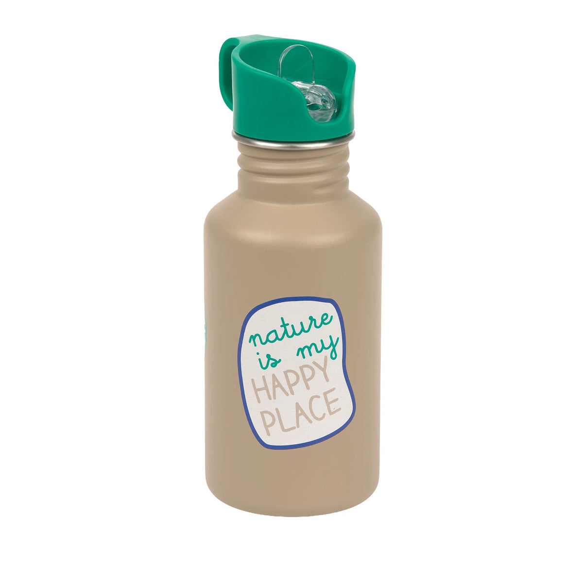 Lassig - Happy Trails Frog 500ml Stainless Steel Bottle