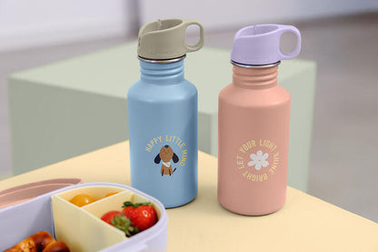 Lassig - Garrafa de Aço Inoxidável Party Azul 500ml