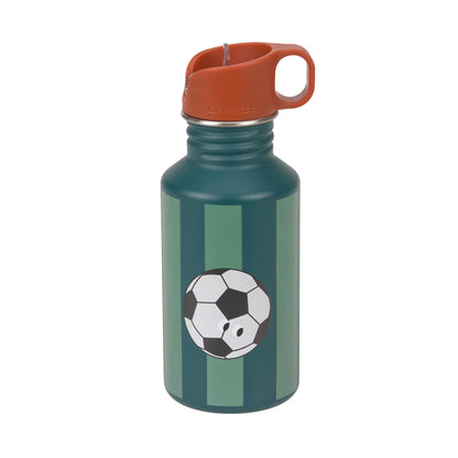 Lassig - Botella de Acero Inoxidable Unique Stripes Baloncesto 500ml