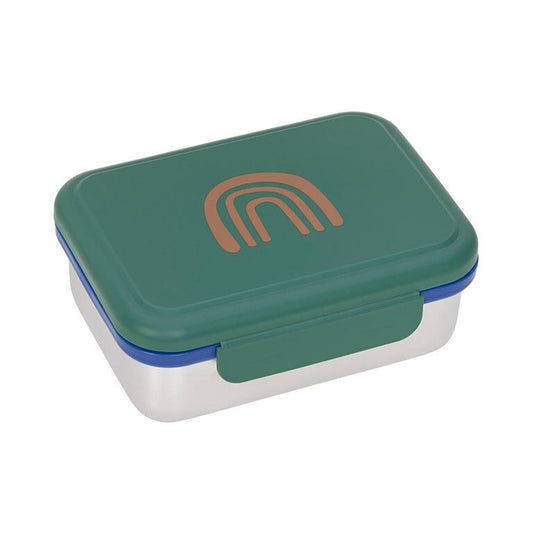 Lassig - Lancheira Aço inoxidável Little Gang Rainbow Green