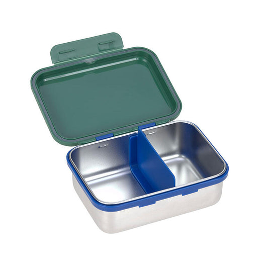 Lassig - Lancheira Aço inoxidável Little Gang Rainbow Green
