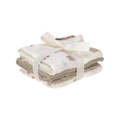 Lassig - Pañal de muselina Little Mateys (Pack de 3)