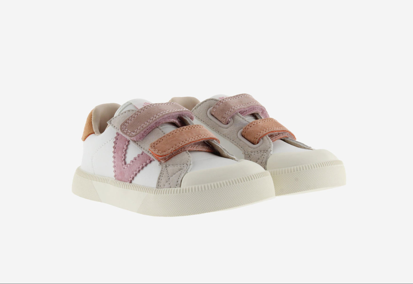 Victoria Barefoot - Sapatilhas Oliver Efeito Pele e Camurça Rosa