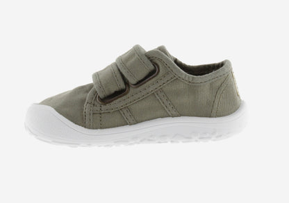 Victoria Barefoot - Sapatilhas Bosco de Lona com Velcro Aloe