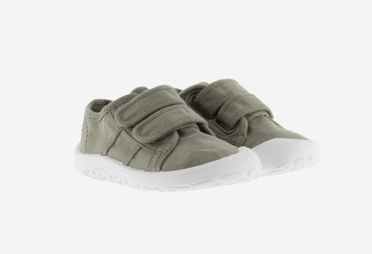 Victoria Barefoot - Sapatilhas Bosco de Lona com Velcro Aloe