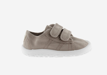 Victoria Barefoot - Sapatilhas Bosco de Lona com Velcro Beige