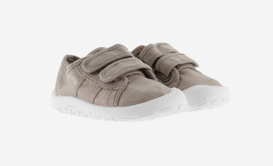 Victoria Barefoot - Sapatilhas Bosco de Lona com Velcro Beige
