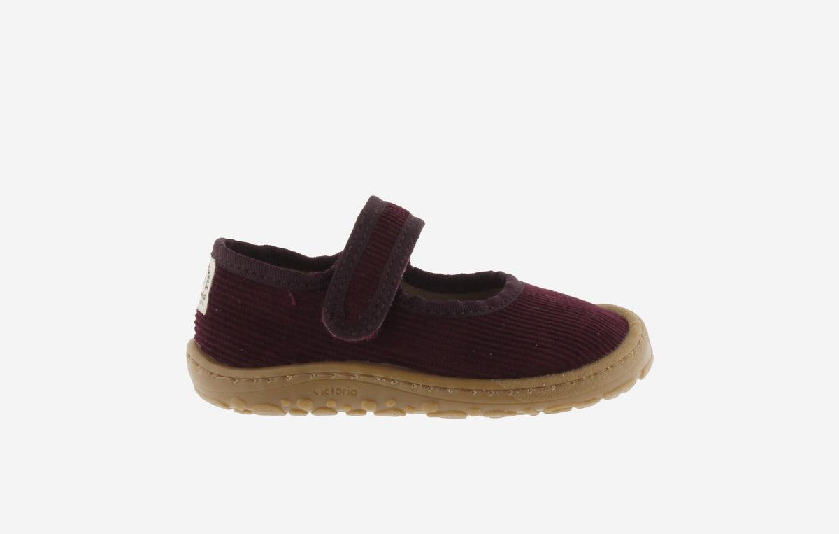 Victoria Barefoot - Mary Jane Bosco Bombazina Bordeaux