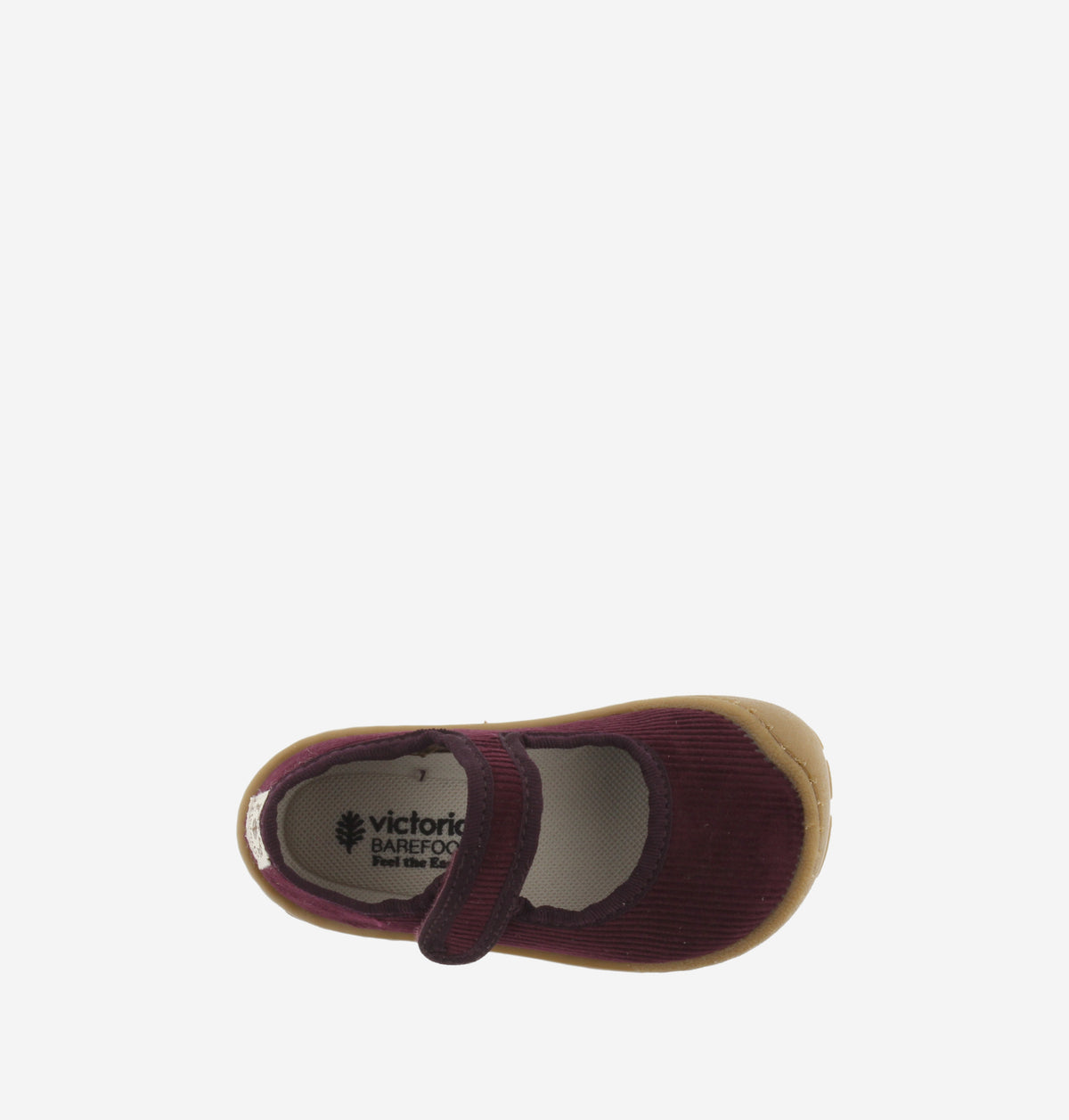 Victoria Barefoot - Mary Jane Bosco Bombazina Bordeaux